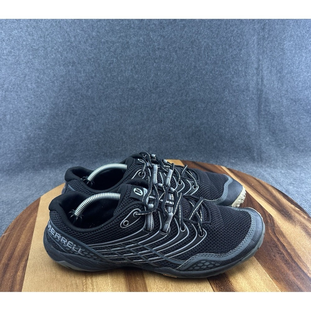 Merrell Trail Glove 3 Men's Sz 8.5 Black Gray Minimalist Shoes J03907